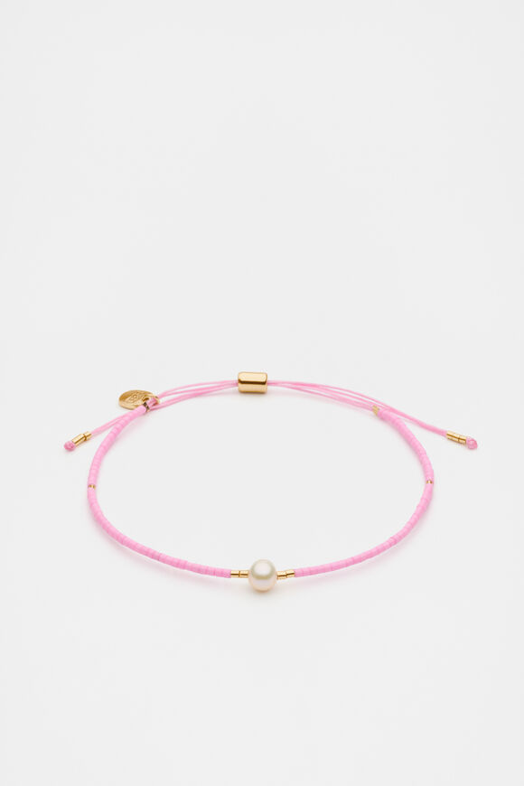 Pearly Cord Bracelet  Fairy Floss  hi-res