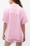 Embroidered Shirt and Short PJ Set  Fairy Floss  hi-res