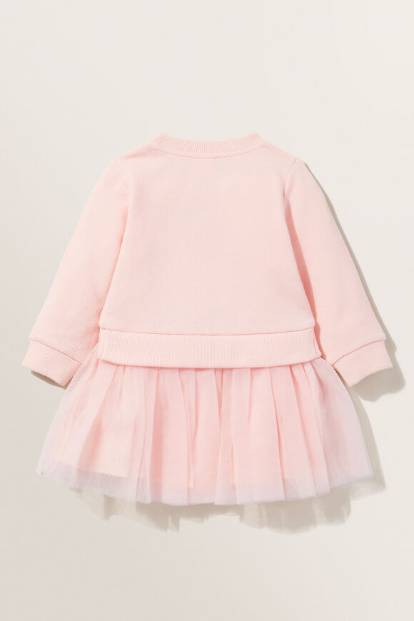 Core Logo Tutu Dress  Dusty Rose  hi-res