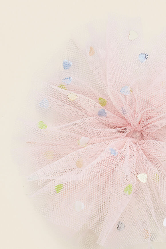 Tulle Party Headband  Dusty Rose  hi-res