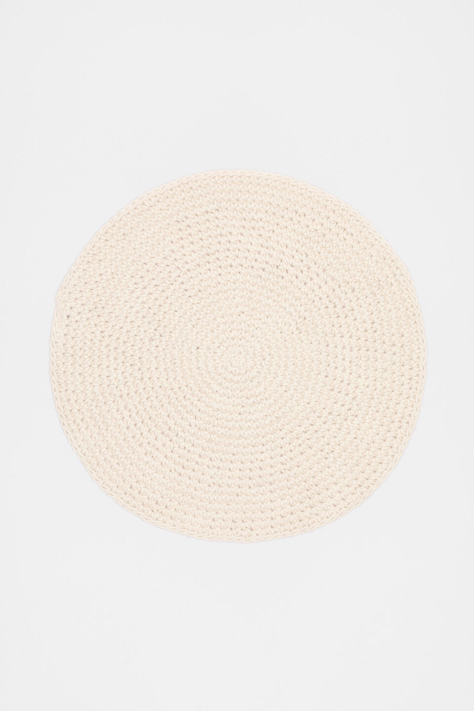 Alyra Crochet Placemat Set of 4  Buttercream