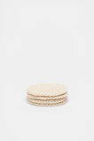 Alyra Crochet Coaster Set of 4  Buttercream  hi-res