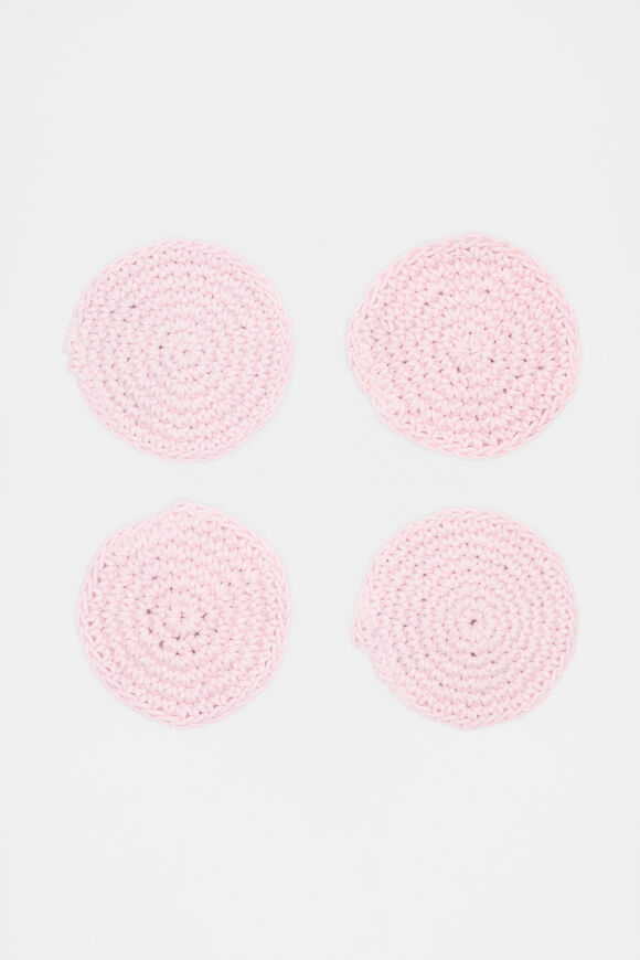 Alyra Crochet Coaster Set of 4  Fairy Floss  hi-res