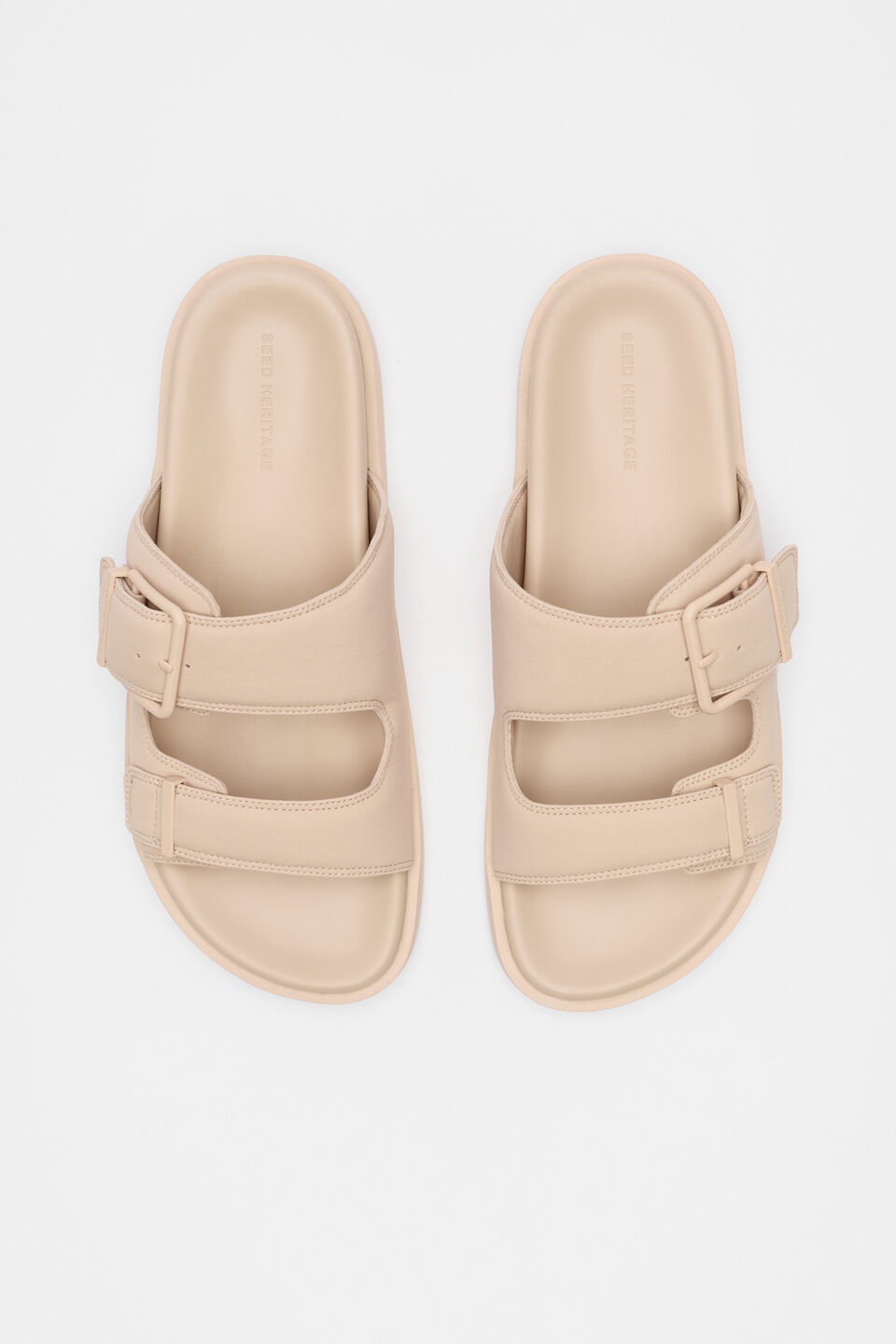 Alena Neoprene Slide  Ecru
