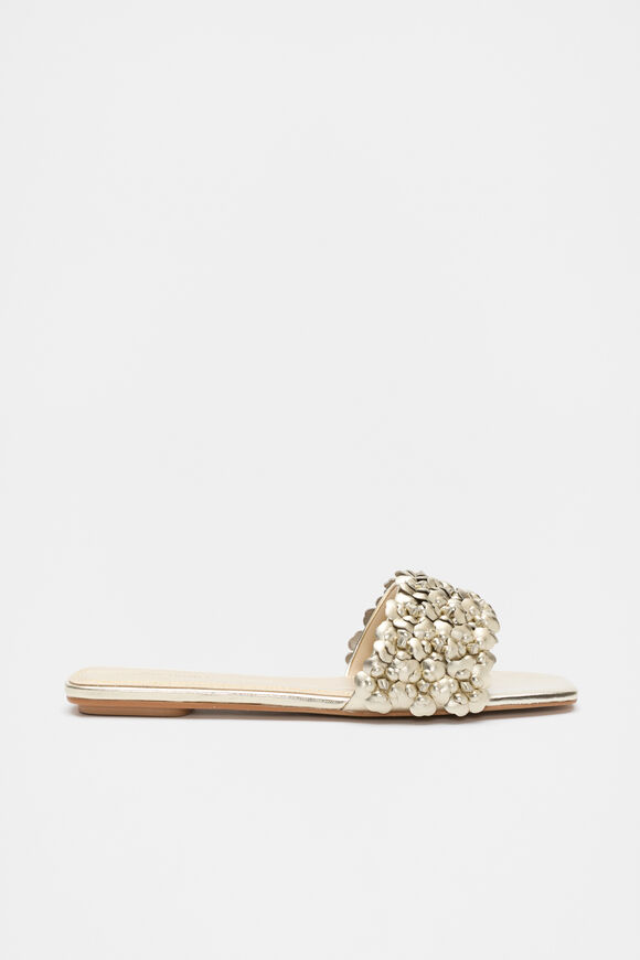 Faithe Slide  Pale Gold  hi-res