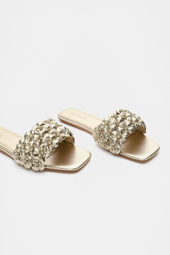 Faithe Slide  Pale Gold  hi-res