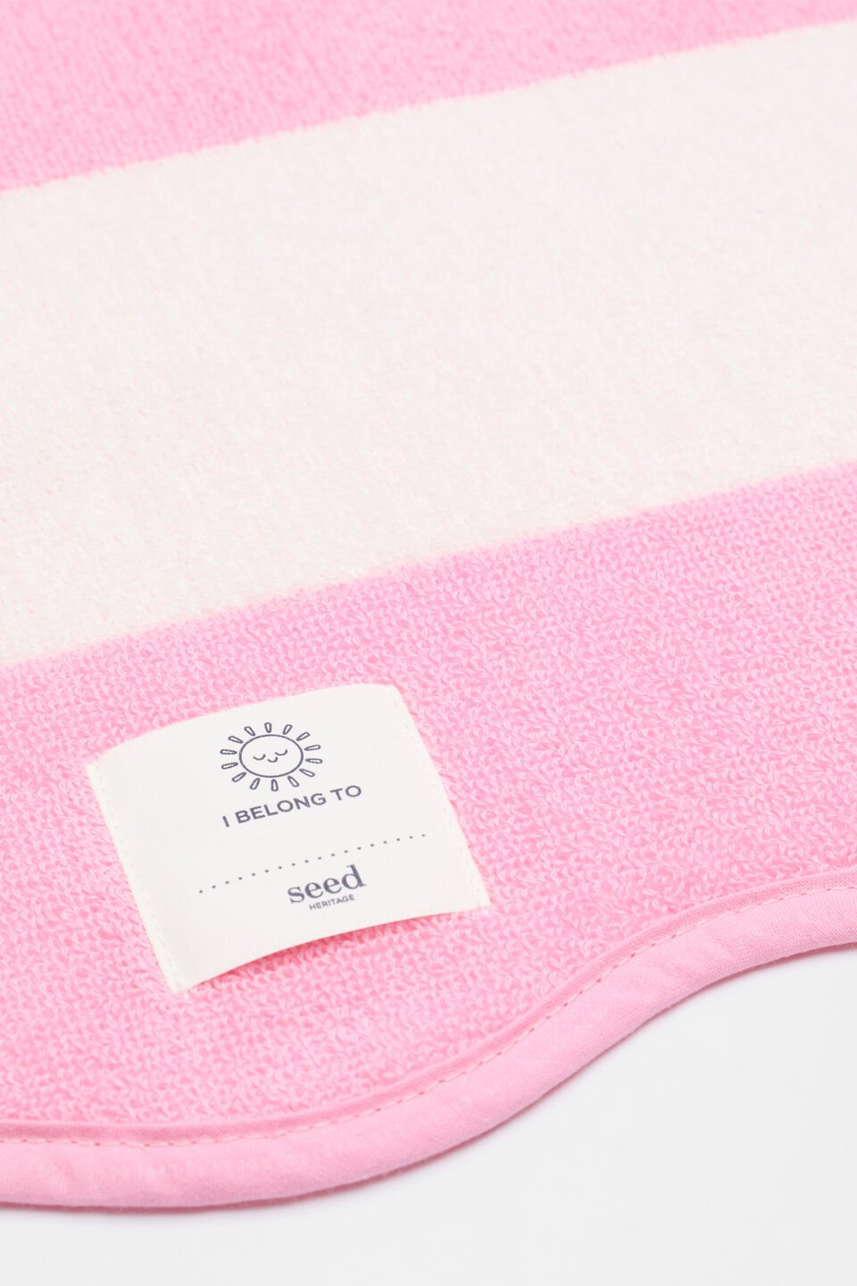 Beach Towel  Candy Pink Stripe