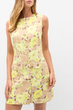 Linen Vintage Floral Mini Dress  Vintage Floral  hi-res