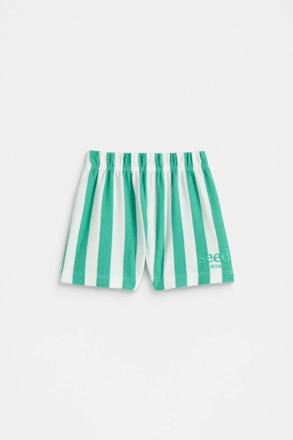 Stripe Logo Short  Jade Green
