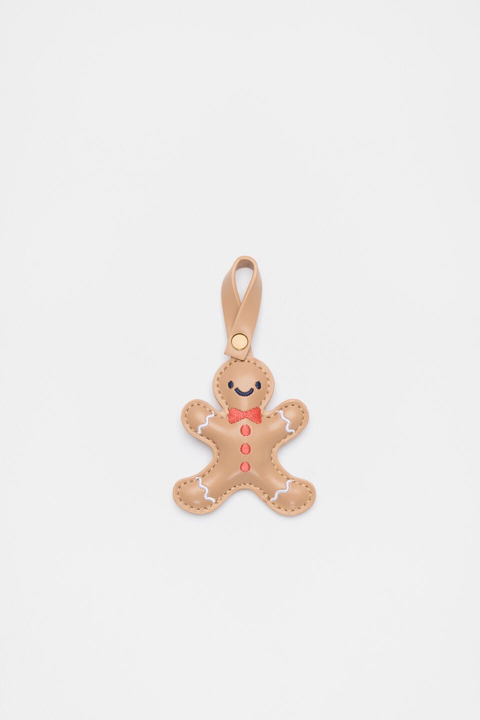 Gingerbread Bag Charm  Multi