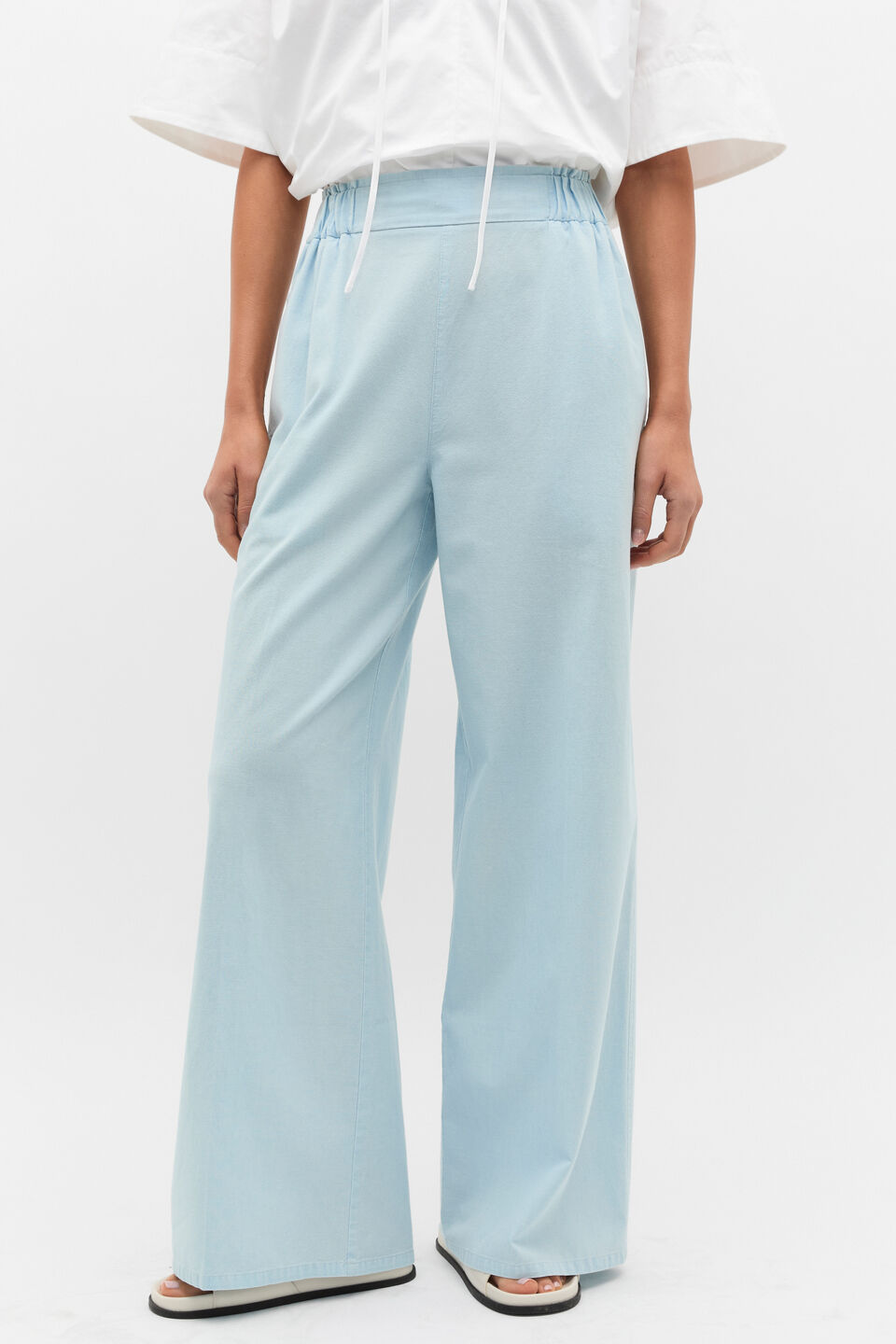 Chambray Elasticated Pant  Chambray
