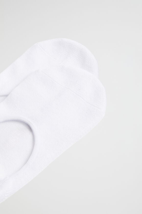 No Show Sock  White No Show Sock  White  hi-res