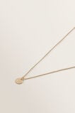 Initial Disc Necklace    hi-res