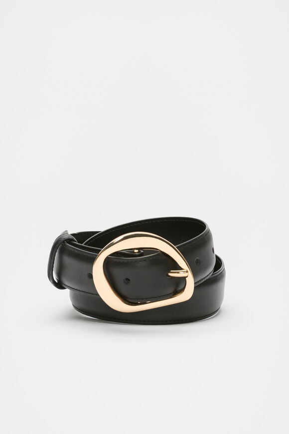 Everly Buckle Belt  Black  hi-res