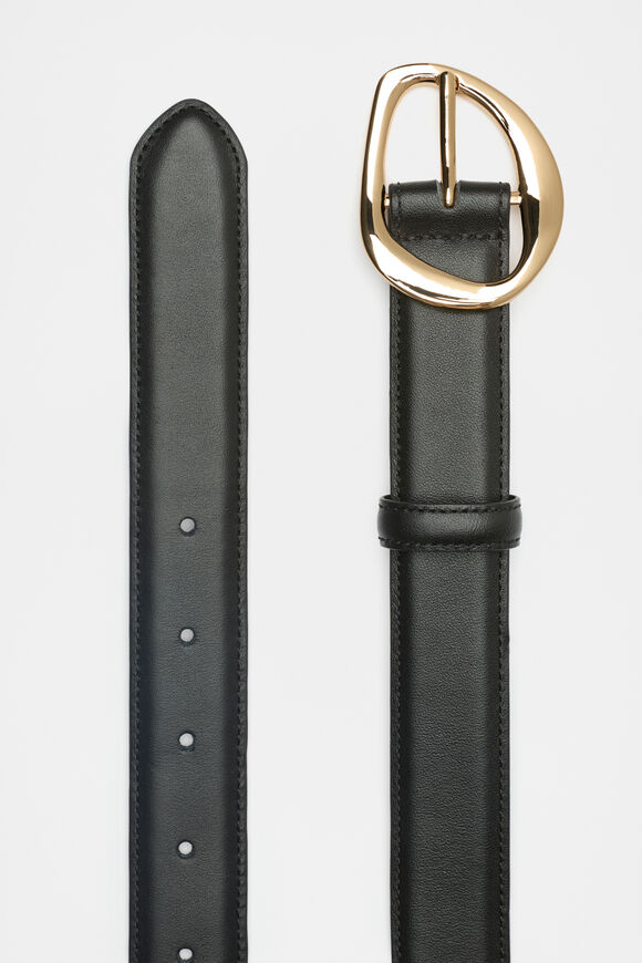 Everly Buckle Belt  Black  hi-res