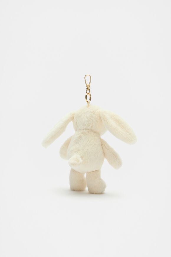 Bunny Bag Charm  Vanilla  hi-res