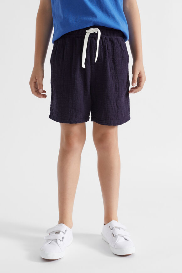 Cheesecloth Short  Midnight Blue  hi-res