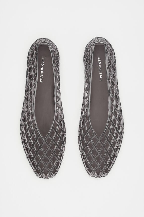 Brodie Jelly Ballet Flat  Smoke Brodie Jelly Ballet Flat  Smoke  hi-res