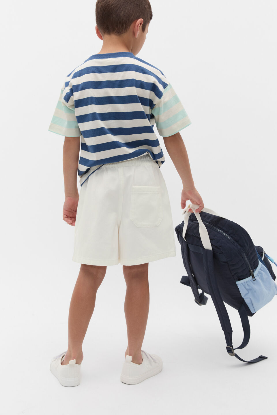 Everyday Denim Short  Vintage Cream