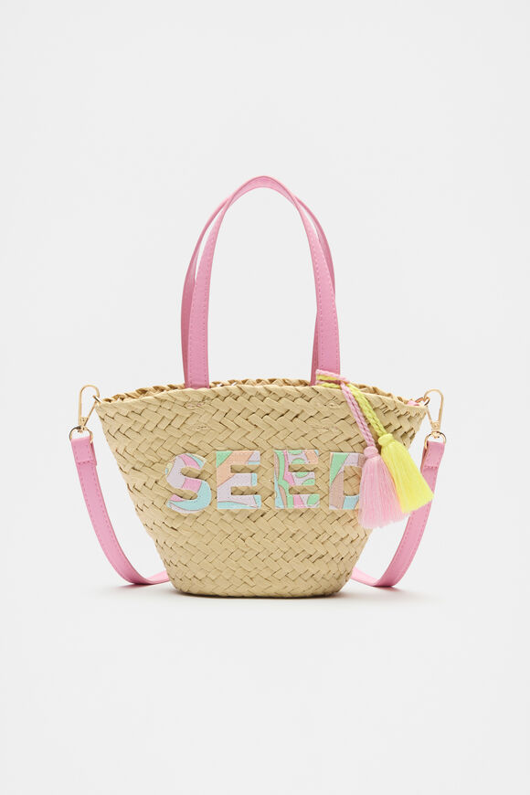Seed Straw Bag  Natural  hi-res