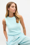 Stripe Textured Shell Top  Skyway Stripe  hi-res