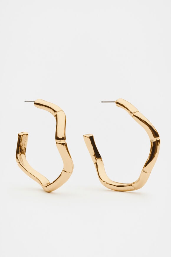 Bamboo Hoop  Gold Bamboo Hoop  Gold  hi-res