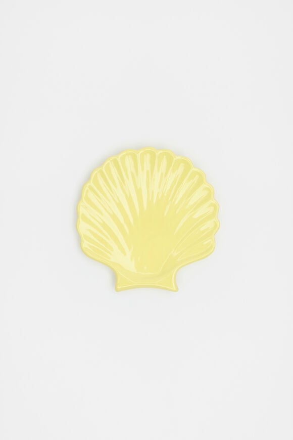 Shell Mini Dish  Lemongrass Shell Mini Dish  Lemongrass  hi-res