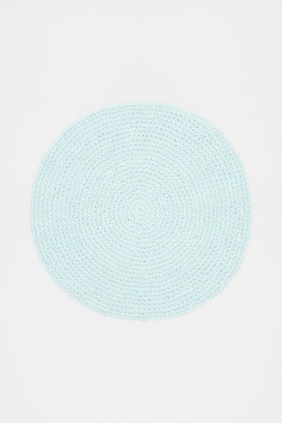 Alyra Crochet Placemat Set of 4  Skyway Alyra Crochet Placemat Set of 4  Skyway  hi-res