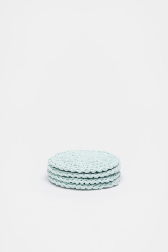 Alyra Crochet Coaster Set of 4  Skyway Alyra Crochet Coaster Set of 4  Skyway  hi-res