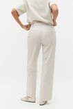 Wool Blend Tailored Pant  Oat  hi-res