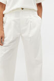 Cotton Barrel Leg Pant  Cloud Cream  hi-res