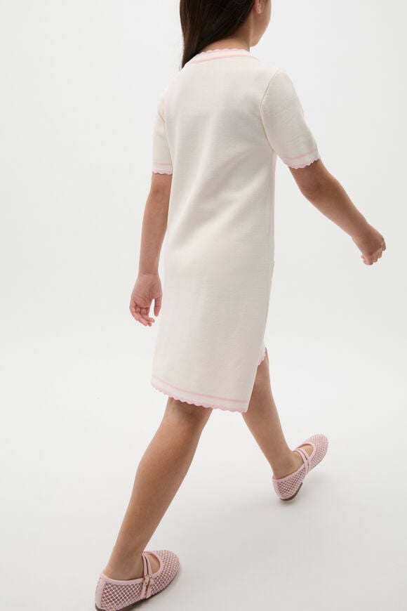 Crepe Knit Dress  Classic Cream Crepe Knit Dress  Classic Cream  hi-res