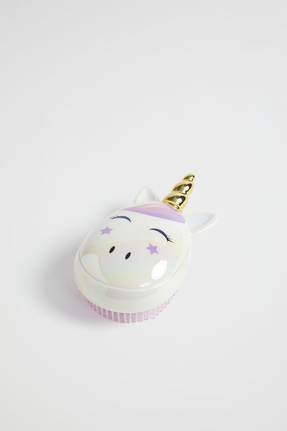 Gold Horn Unicorn Detangle Brush  Multi Gold Horn Unicorn Detangle Brush  Multi  hi-res