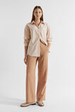 Straight Leg Casual Pant  Fudge  hi-res