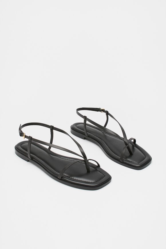 Chiara Flat Sandal  Black Chiara Flat Sandal  Black  hi-res