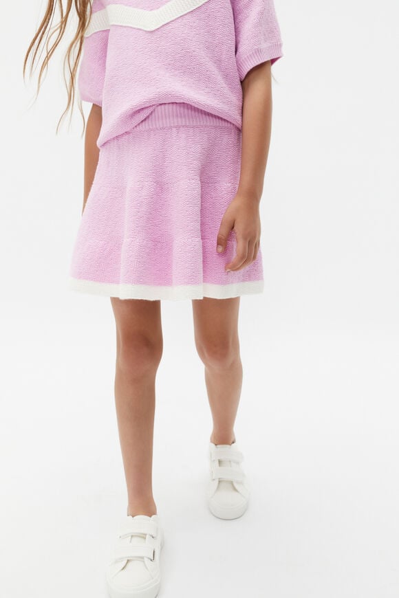 Sporty Knit Skirt  Fairy Floss Sporty Knit Skirt  Fairy Floss  hi-res