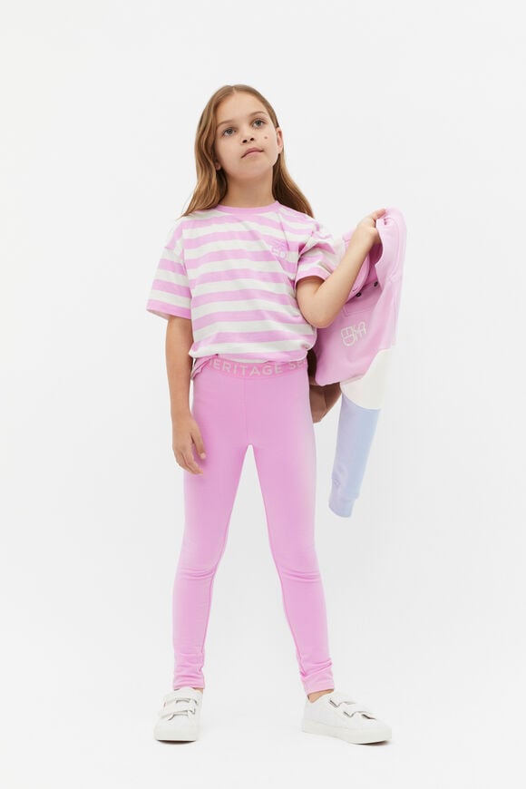 Core Terry Legging  Fairy Floss Core Terry Legging  Fairy Floss  hi-res