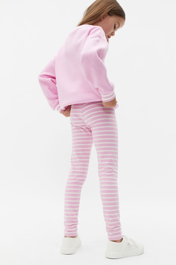 Core Terry Legging  Fairy Floss Stripe Core Terry Legging  Fairy Floss Stripe  hi-res