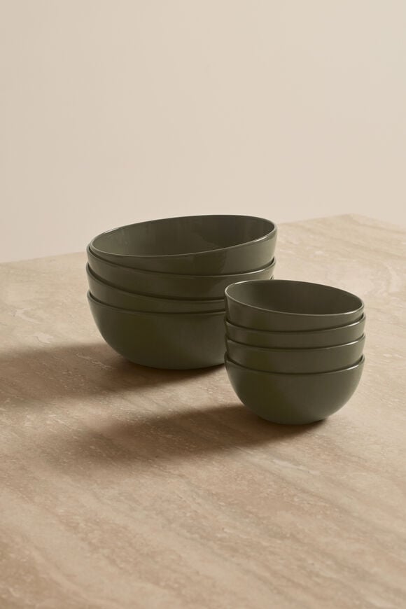 Willow Small Bowl  Rainforest Willow Small Bowl  Rainforest  hi-res