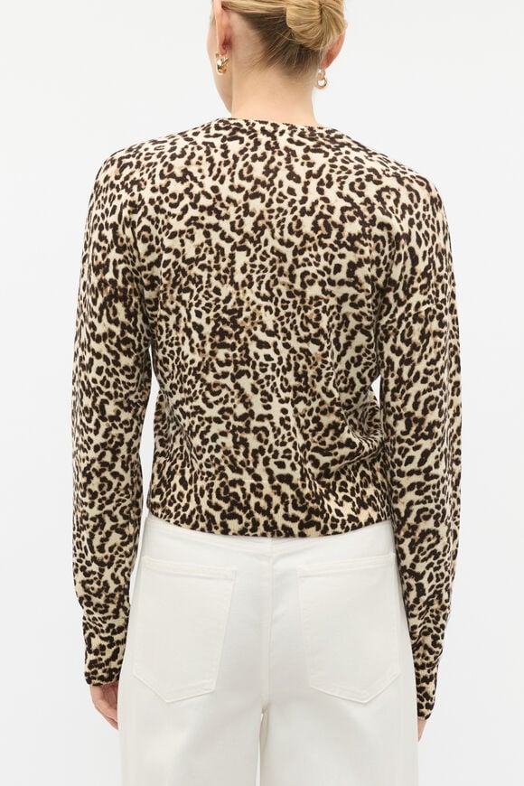 Leopard Print Cardi  Animal Print  hi-res