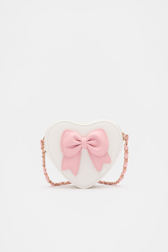 Heart Bow Bag  Canvas  hi-res