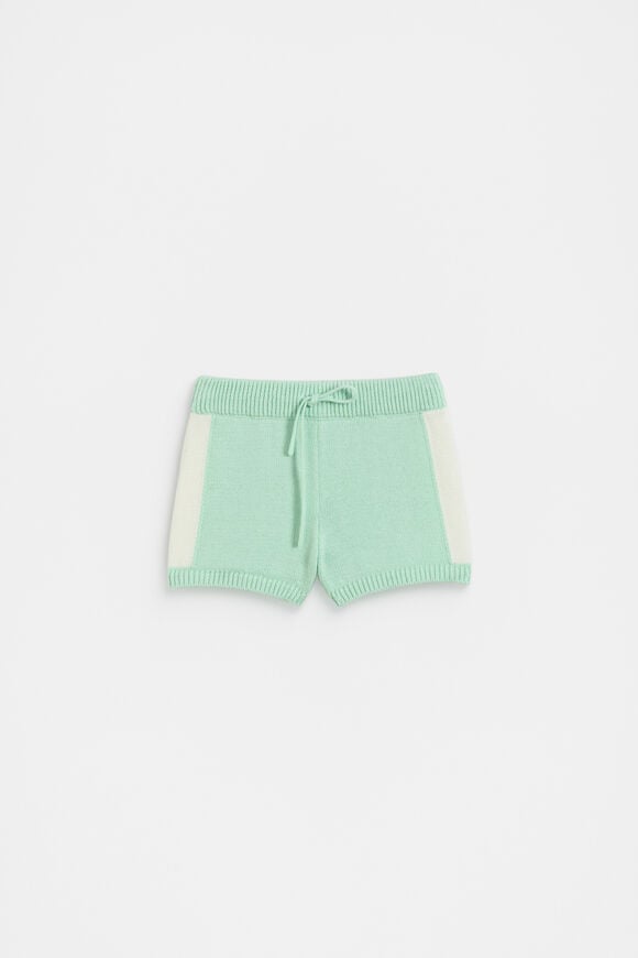 Spliced Knit Short  Mint Spliced Knit Short  Mint  hi-res