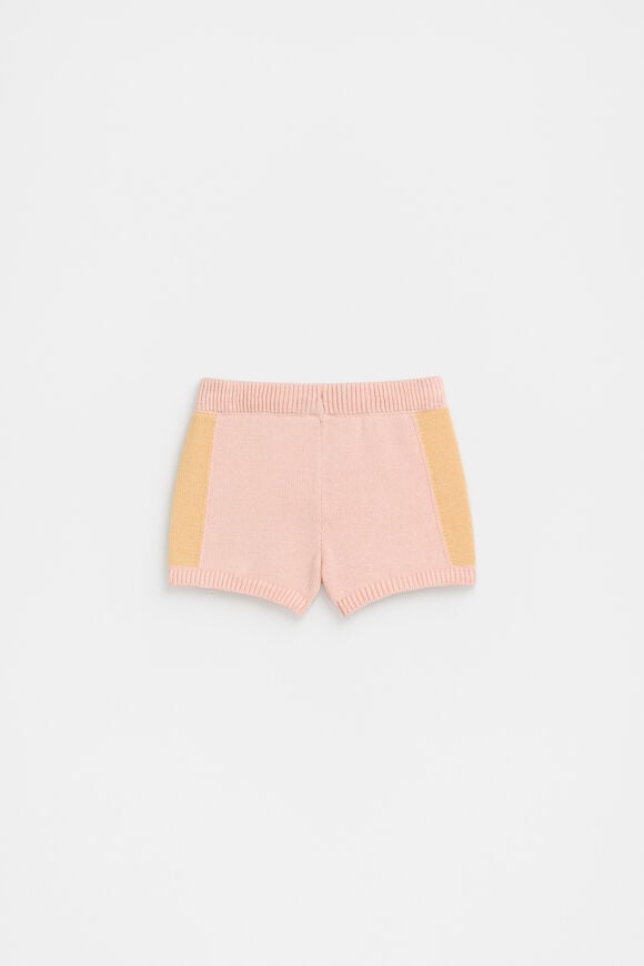 Spliced Knit Short  Pretty Pink Spliced Knit Short  Pretty Pink  hi-res