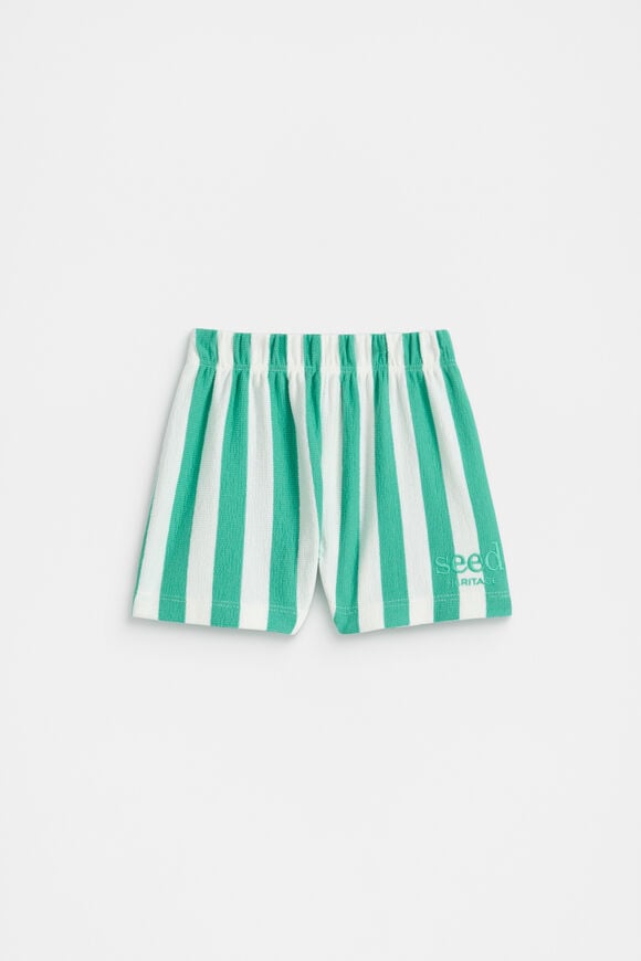 Stripe Logo Short  Jade Green Stripe Logo Short  Jade Green  hi-res