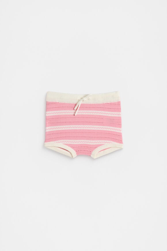 Stripe Knit Bloomer  Bubblegum Stripe Knit Bloomer  Bubblegum  hi-res