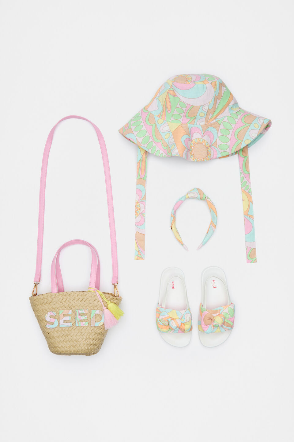 Seed Straw Bag  Natural