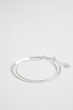 Double Layer Bracelet  Silver  hi-res