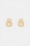 Small Links Drop Earring  Gold  hi-res