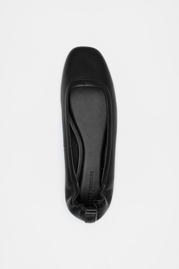 Addie Elasticated Ballet Flat  Black Addie Elasticated Ballet Flat  Black  hi-res