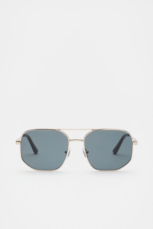 Lila Aviator Sunglasses  Gold Lila Aviator Sunglasses  Gold  hi-res
